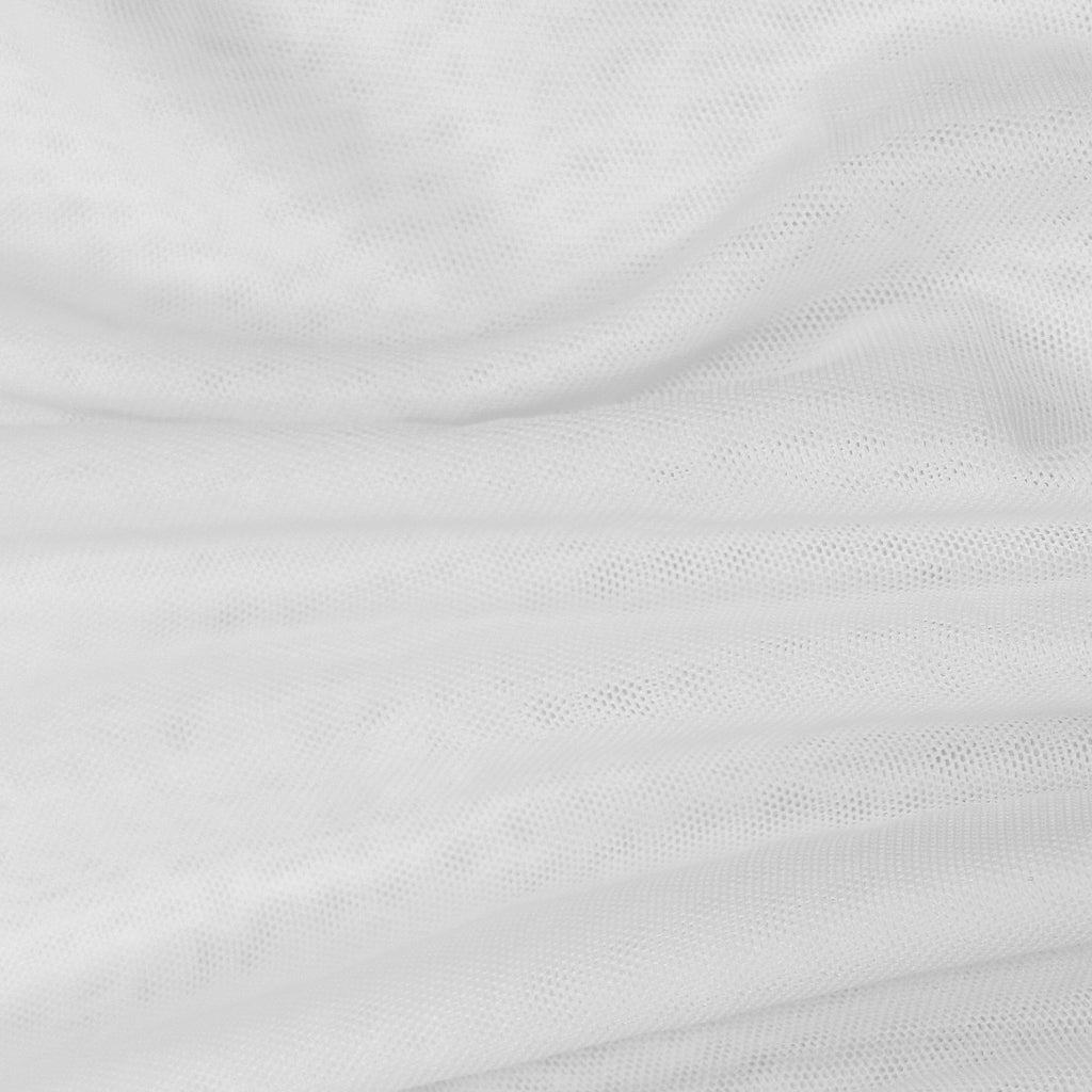 white light weight nylon mesh spandex