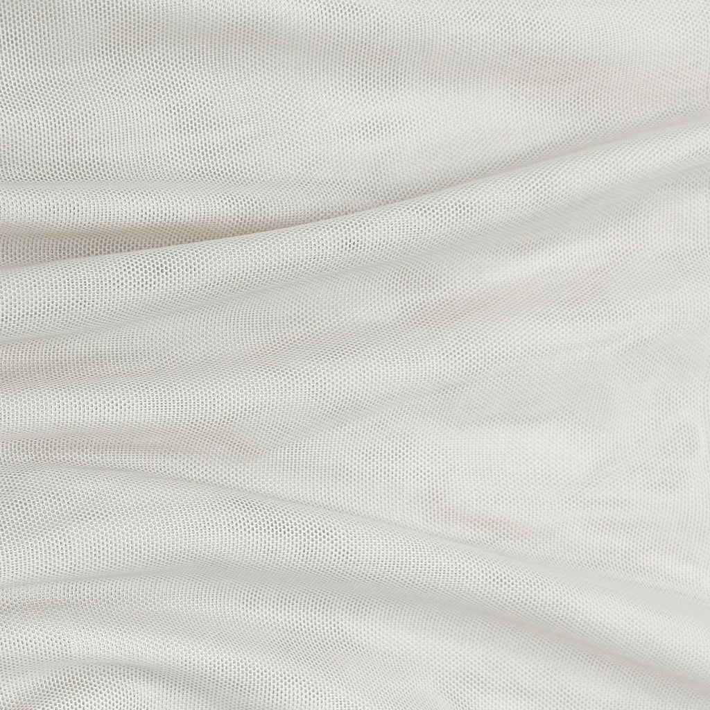 off white light weight nylon mesh spandex