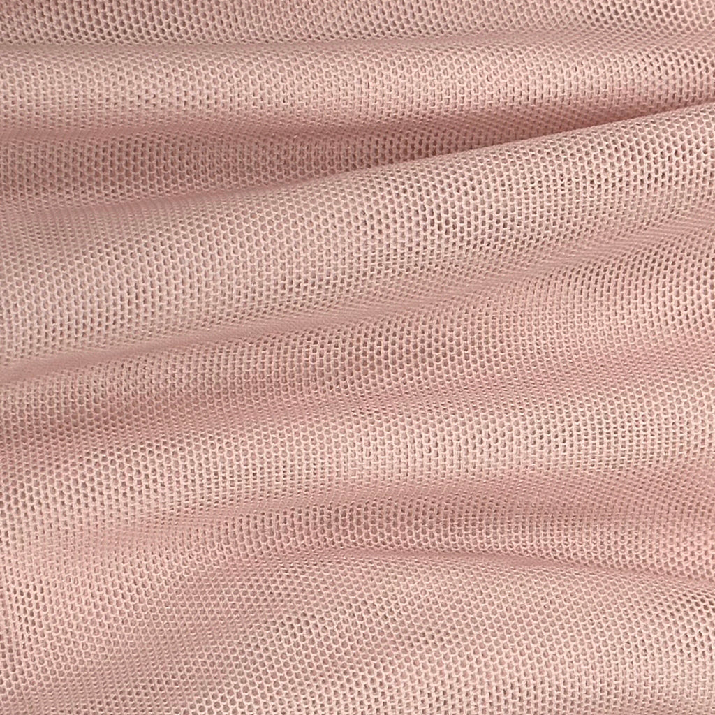 barely blush light weight nylon mesh spandex