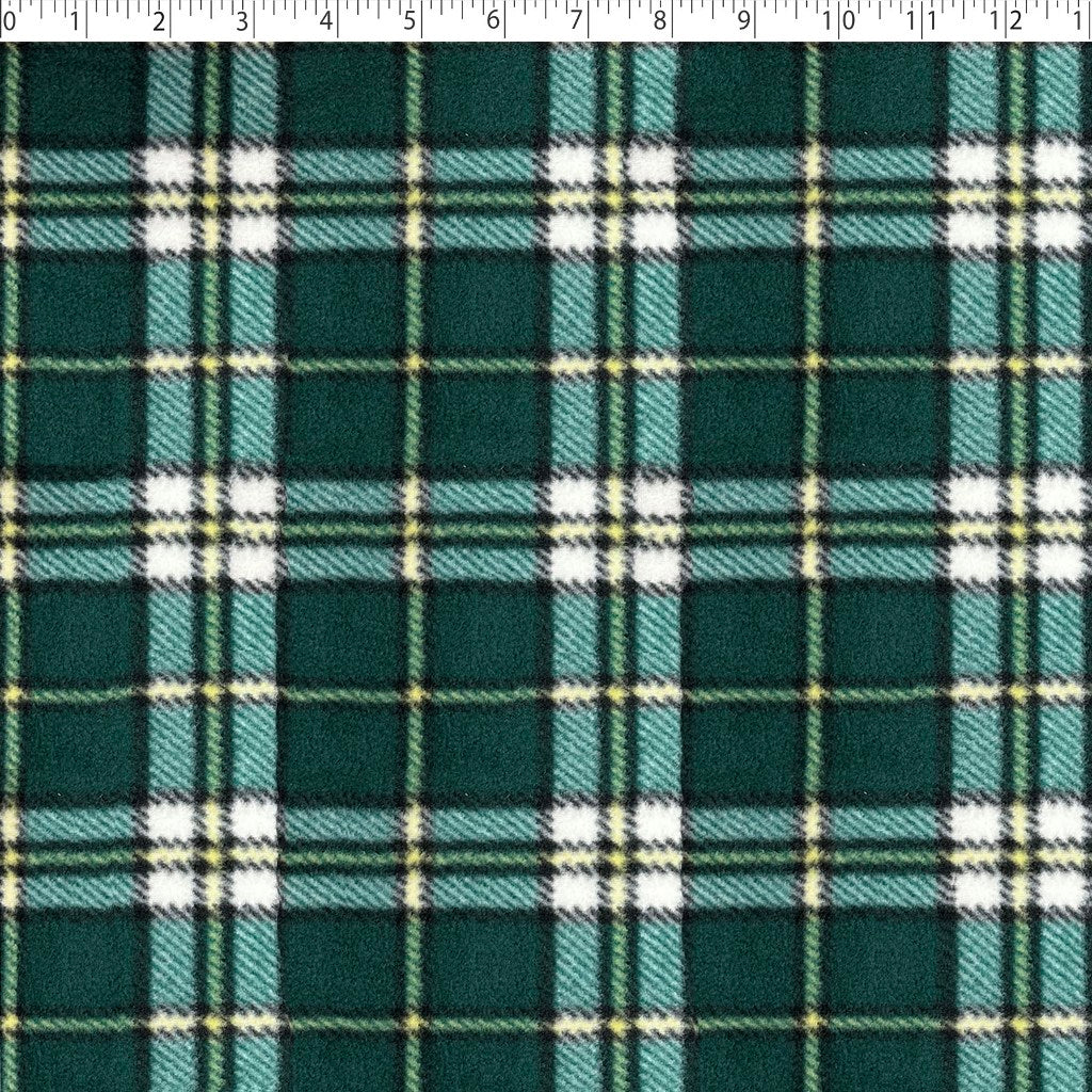 polyester fleece cape breton plaid