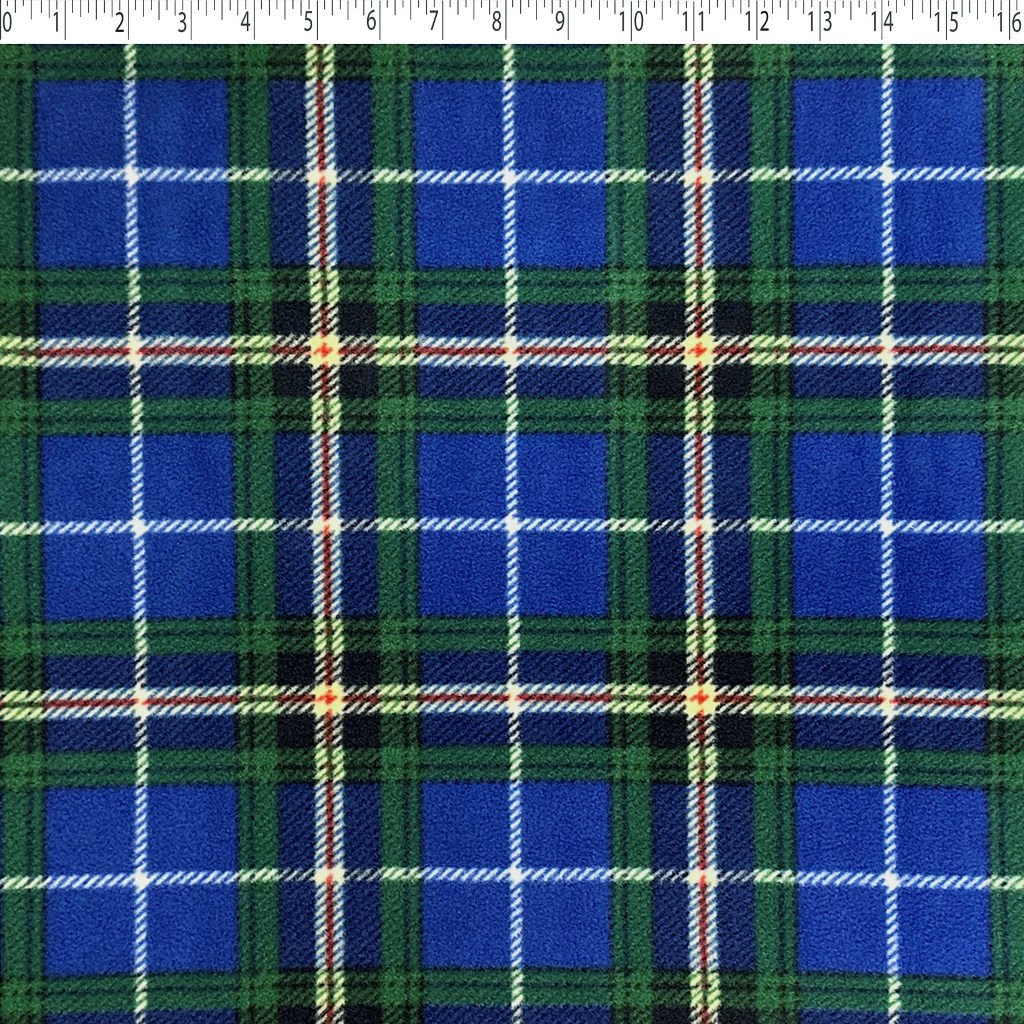polyester fleece nova scotia tartan