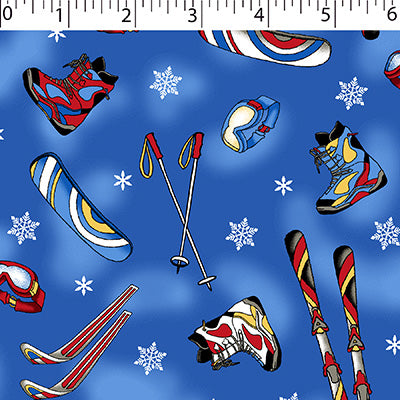 FLANNELETTE PRINTS - SKI GEAR