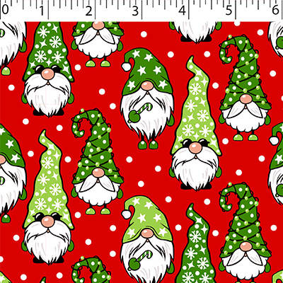 FLANNELETTE PRINTS - HOLIDAY GNOME