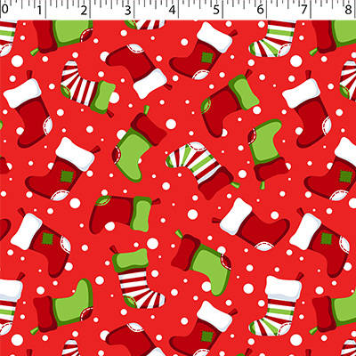 FLANNELETTE PRINTS - STOCKING TOSS