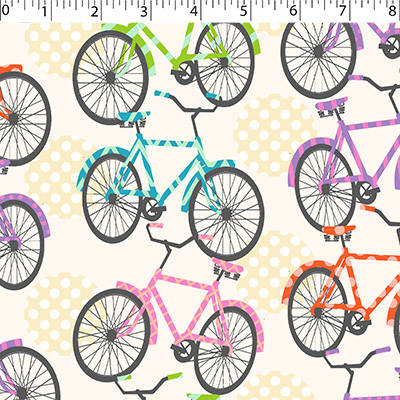 FLANNELETTE PRINTS - BIKES