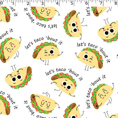 FLANNELETTE PRINTS - TACO TIME