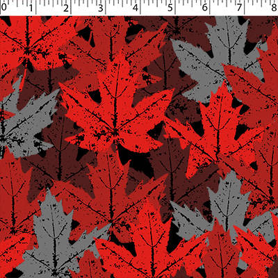FLANNELETTE PRINTS - LEAVES