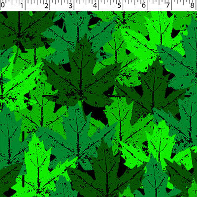 FLANNELETTE PRINTS - LEAVES