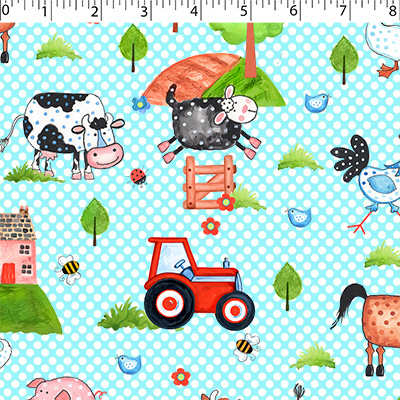 FLANNELETTE PRINTS - FARM DOT
