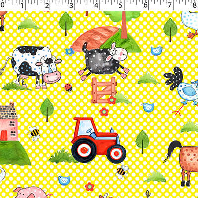 FLANNELETTE PRINTS - FARM DOT