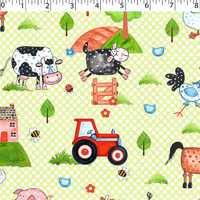 FLANNELETTE PRINTS - FARM DOT