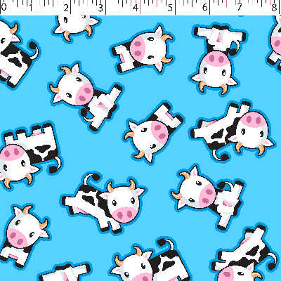 FLANNELETTE PRINTS - MINI MOO
