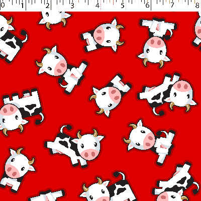 FLANNELETTE PRINTS - MINI MOO