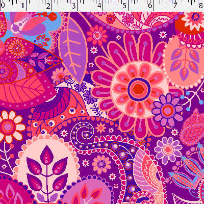 FLANNELETTE PRINTS - ORNAMENTAL PAISLEY