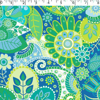 FLANNELETTE PRINTS - ORNAMENTAL PAISLEY