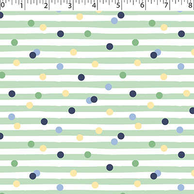 FLANNELETTE PRINTS - DOTTED STRIPE