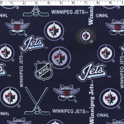 NHL FLANNEL - ALL OVER - WINNIPEG JETS