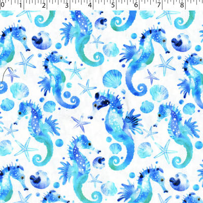 SEYCHELLE PRINTS - SEAHORSE