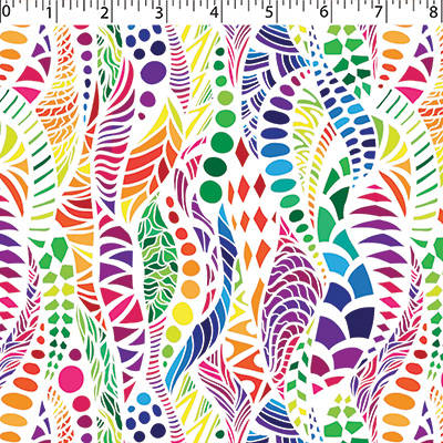 RAINBOW CREATIVE PRINTS II - WAVE TEXTURE