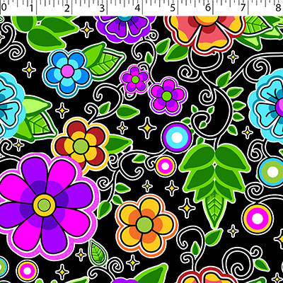 RAINBOW CREATIVE PRINTS II - RETRO FLORAL