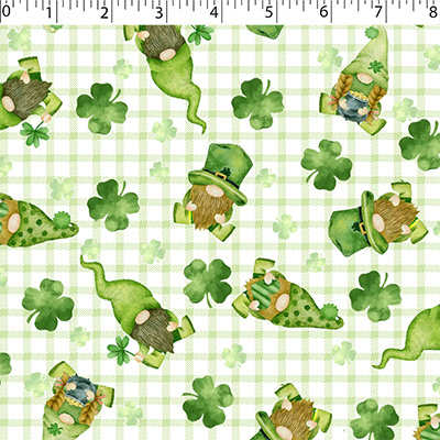 HAPPY ST. PATRICK'S - GNOME PLAID