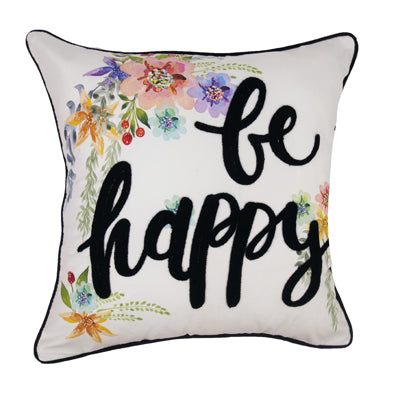 CUSHION COVER - BE HAPPY