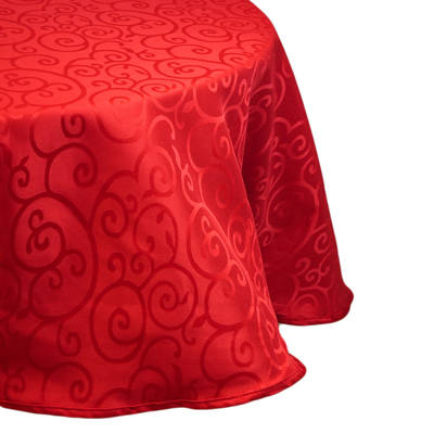 VOLUTE TABLECLOTH 72" ROUND