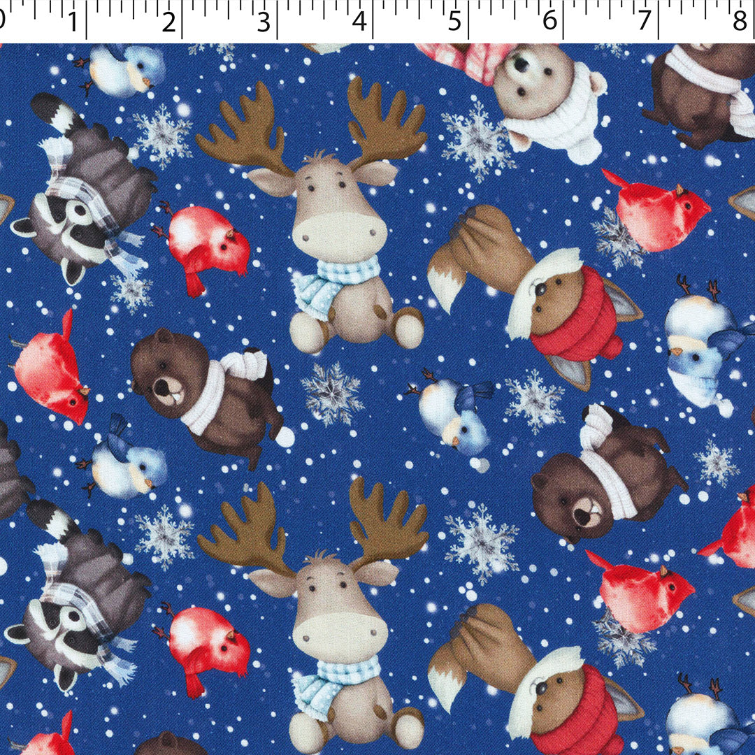 ROCKY MOUNTAIN HOLIDAY - SNOW FRIENDS TOSS