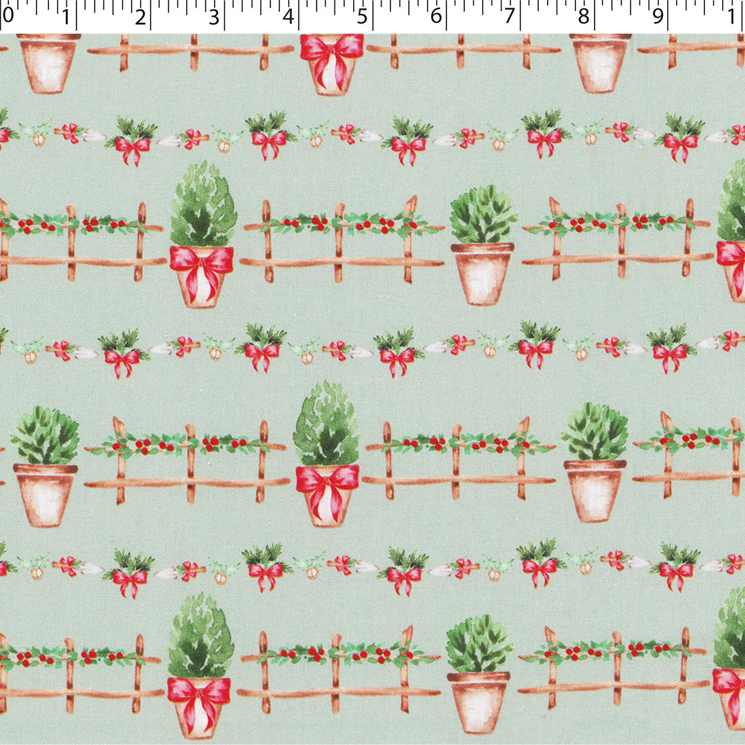 FESTIVE FARM - GARLAND FENCE