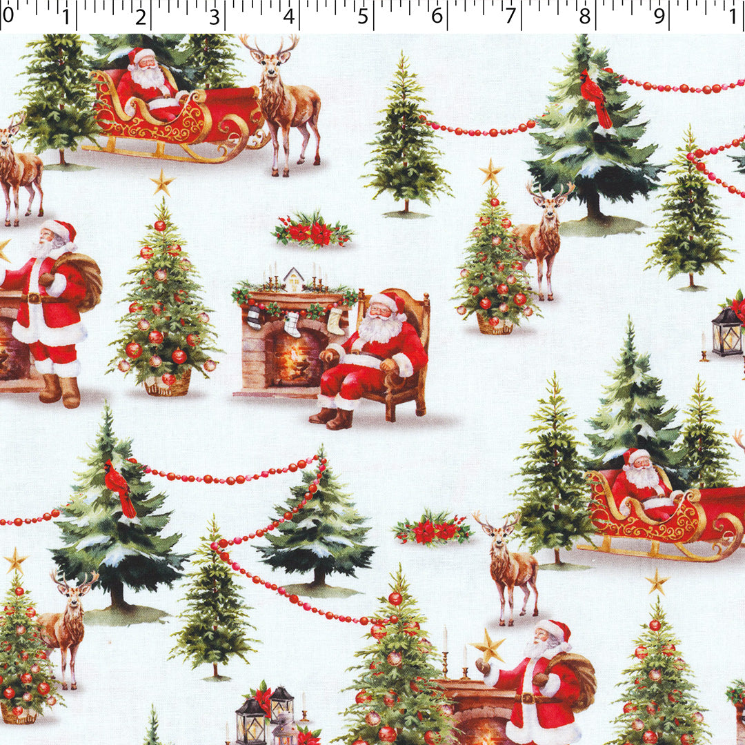 CHRISTMAS TRADITIONS - SANTA SCENE