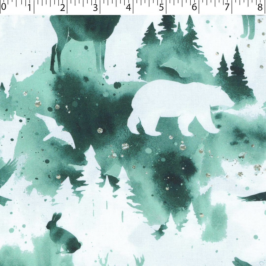 WINTER WONDERLAND II - WATERCOLOUR FOREST