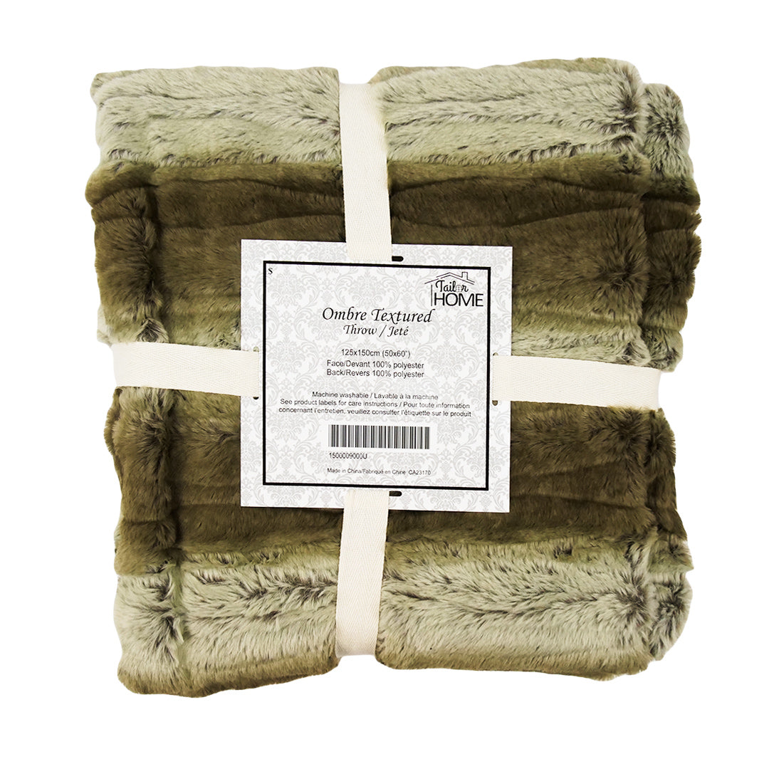 OMBRE TEXTURED THROW