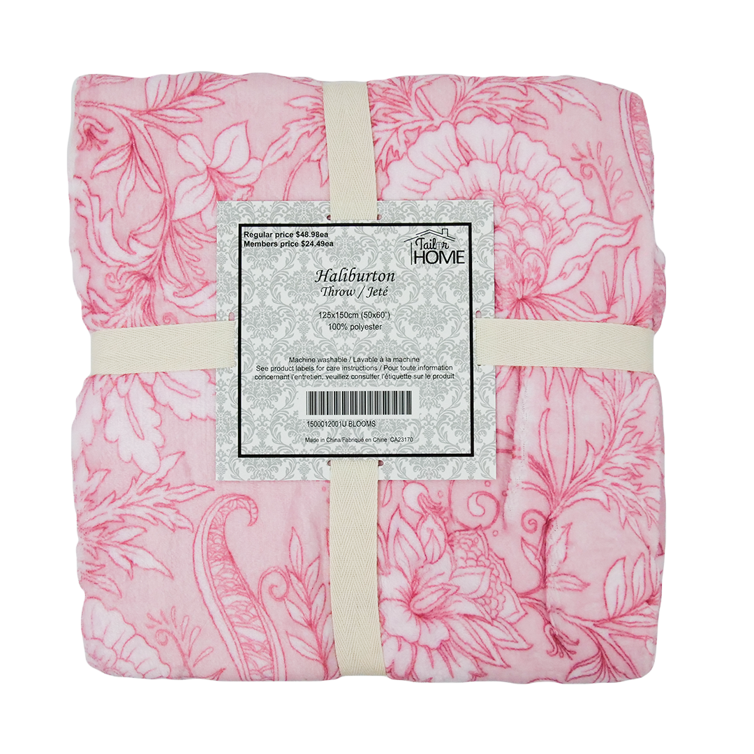HALIBURTON THROW - BLOOMS
