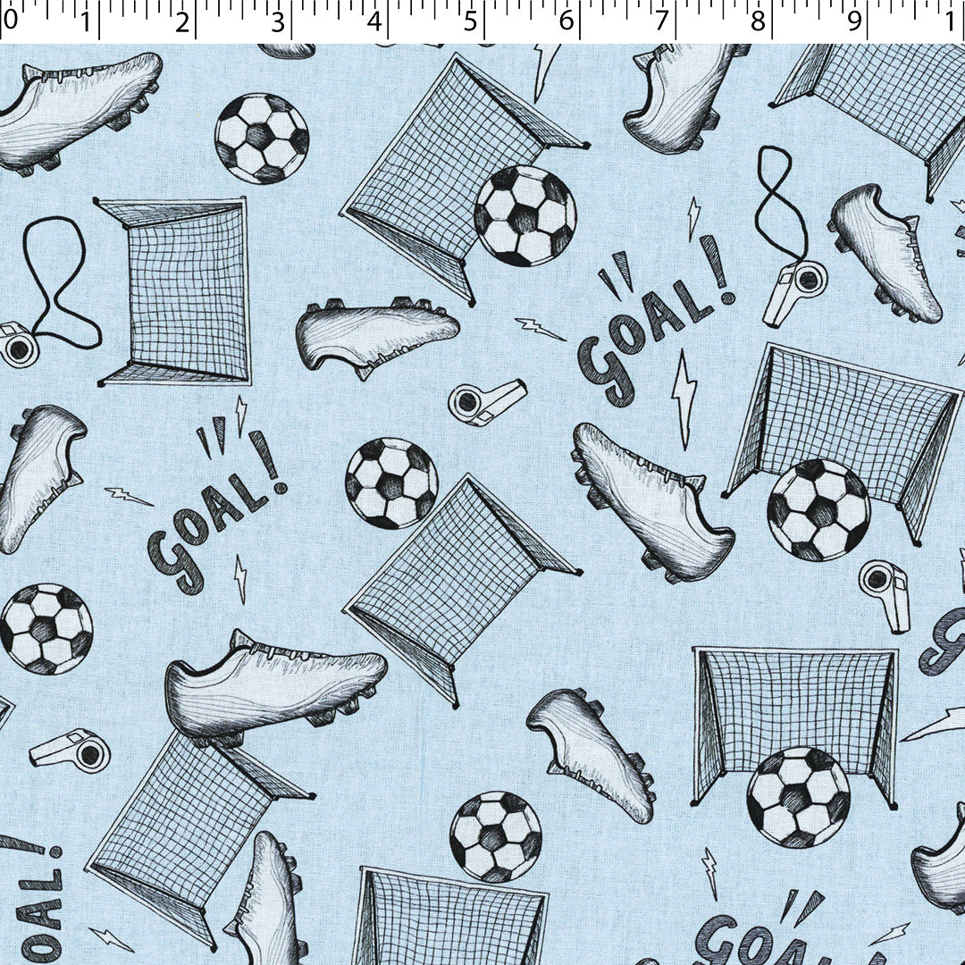 GO TEAM GO - SOCCER DRAWING