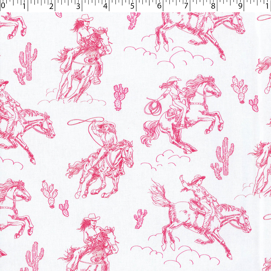 COWGIRL - 003 TOILE (PINK)