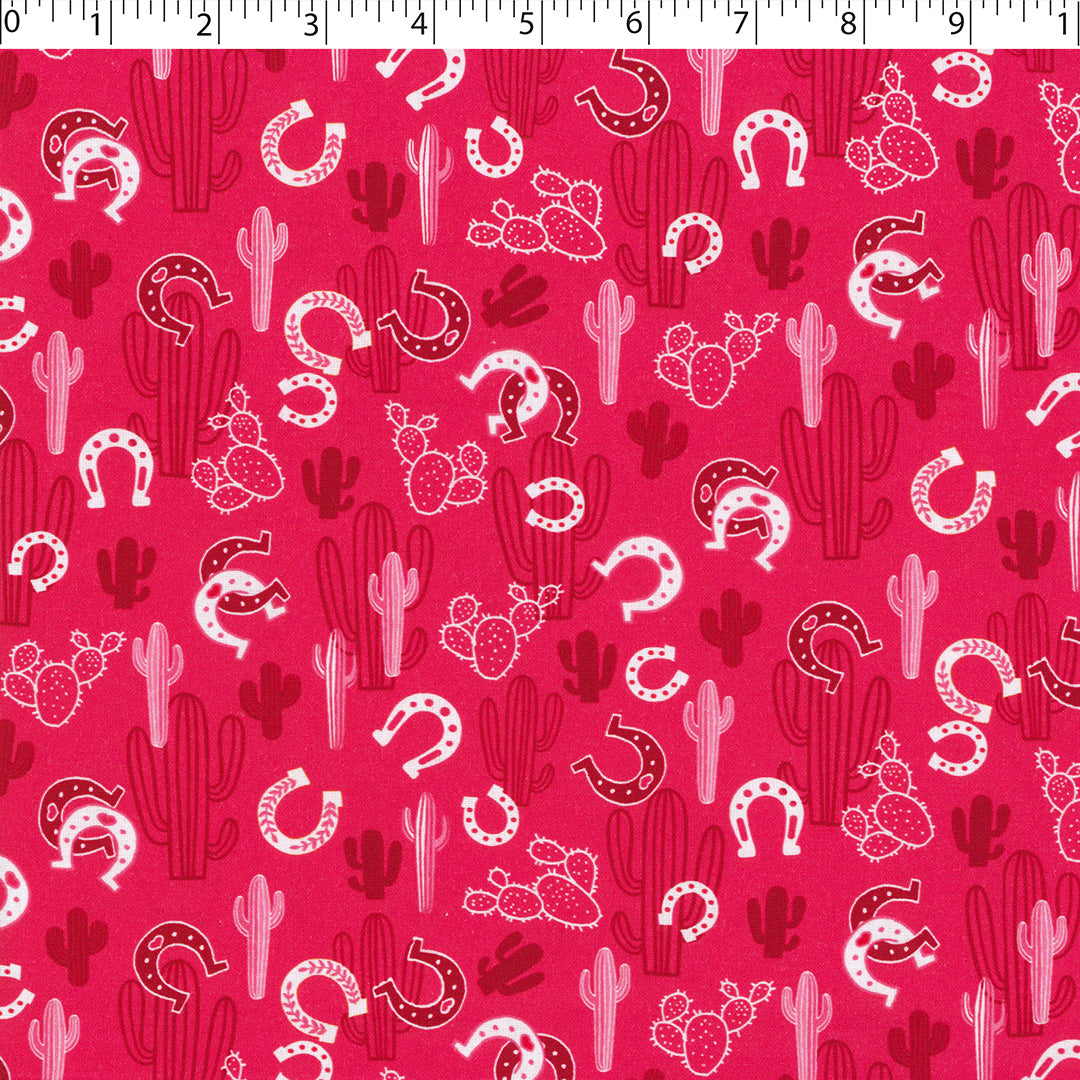 COWGIRL - 004 HORSESHOES (PINK)