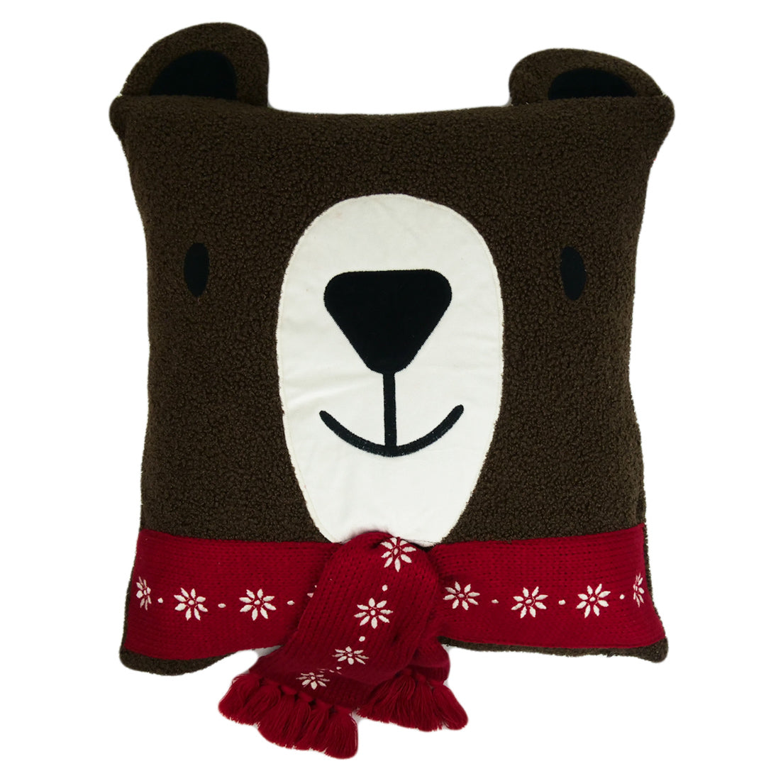 CUSHION COVER - BEAR FACE