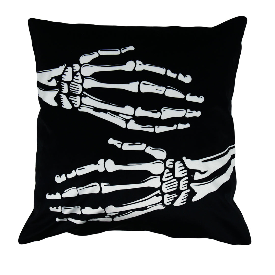 CUSHION COVER - SKELETON HANDS