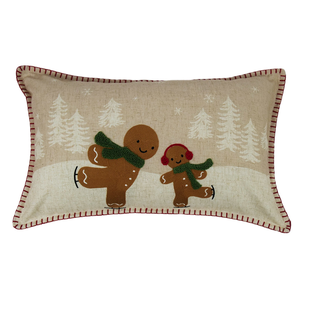 CUSHION COVER - GINGERBREAD
