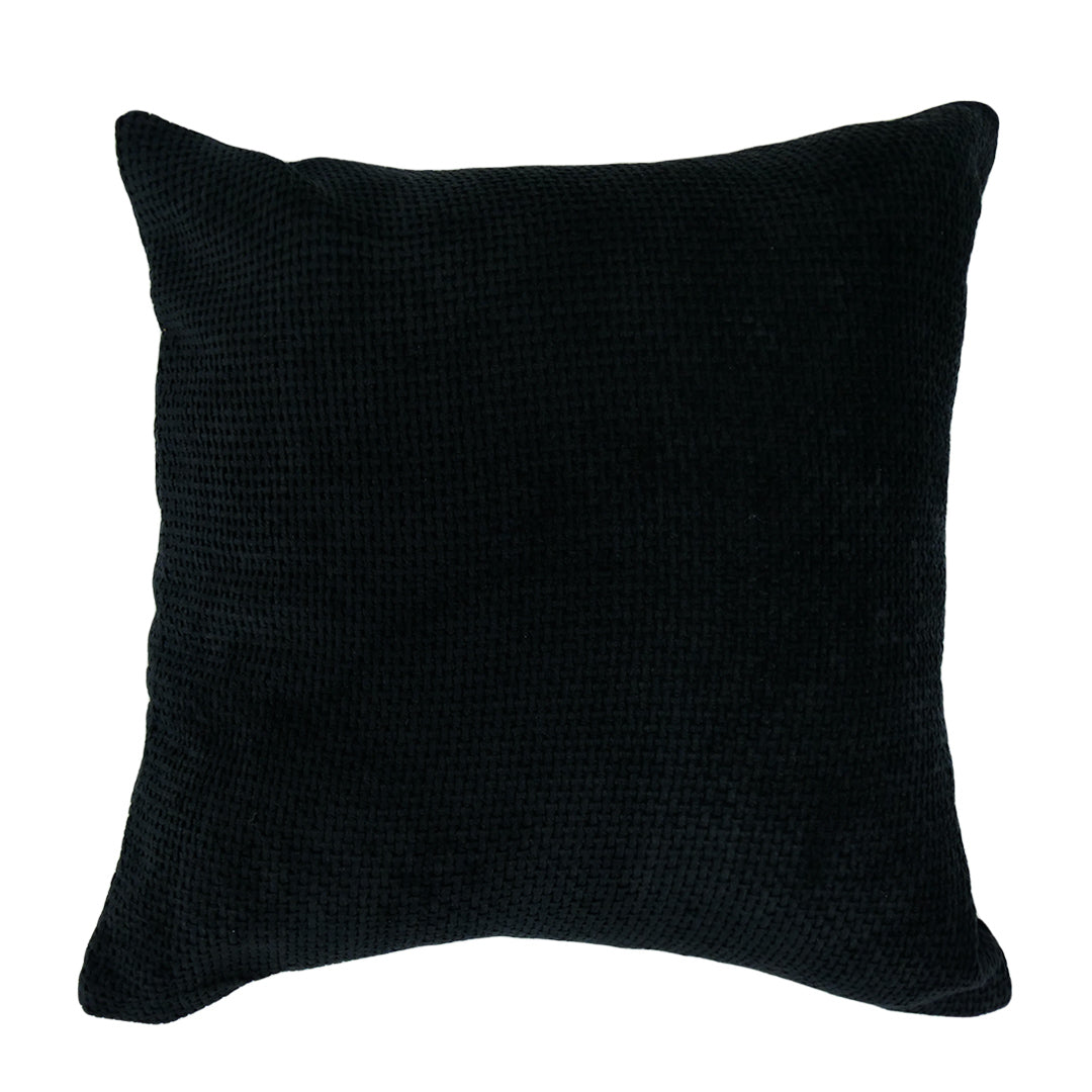 CUSHION COVER - ROWE / BLACK