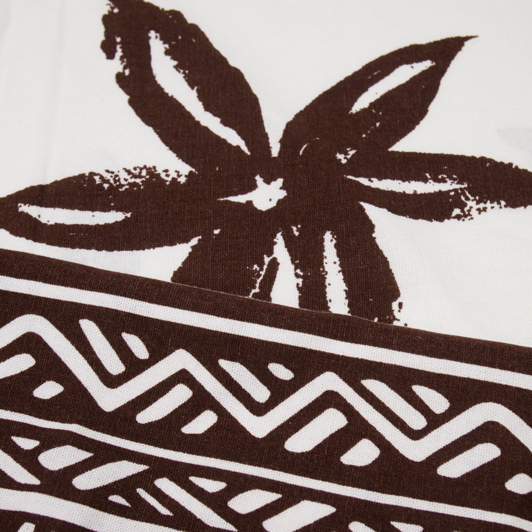 SAN PAULO RAYON/LINEN BLEND PRINTS - FLORAL BORDER