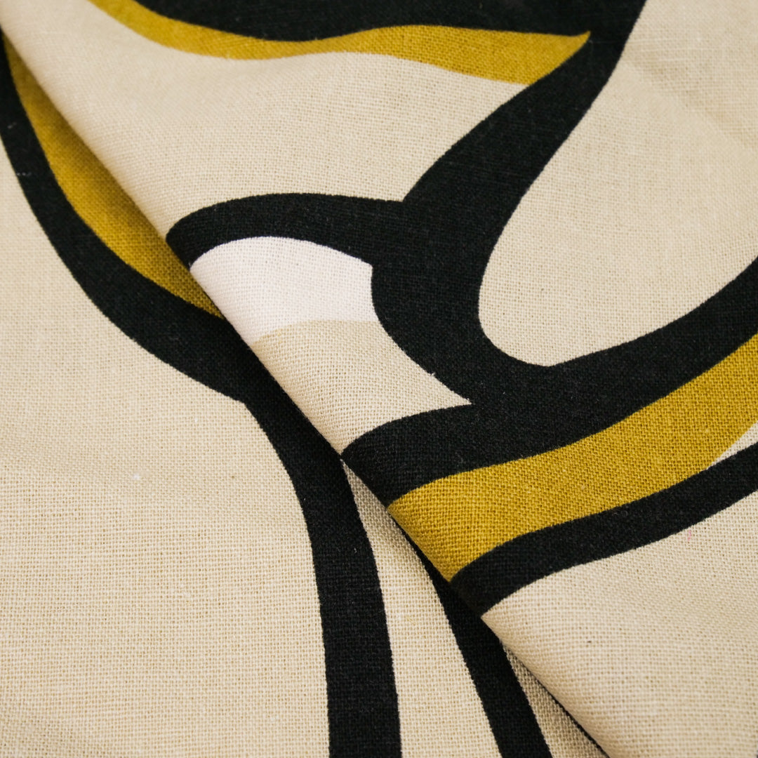 SAN PAULO RAYON/LINEN BLEND PRINTS - SWIRL