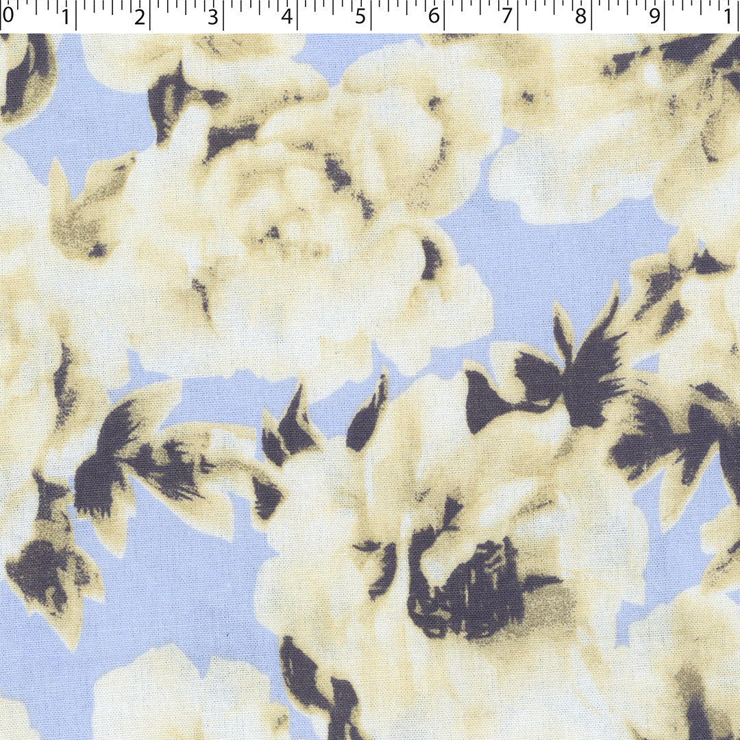 SAN PAULO RAYON/LINEN BLEND PRINTS - WATERCOLOR FLORAL