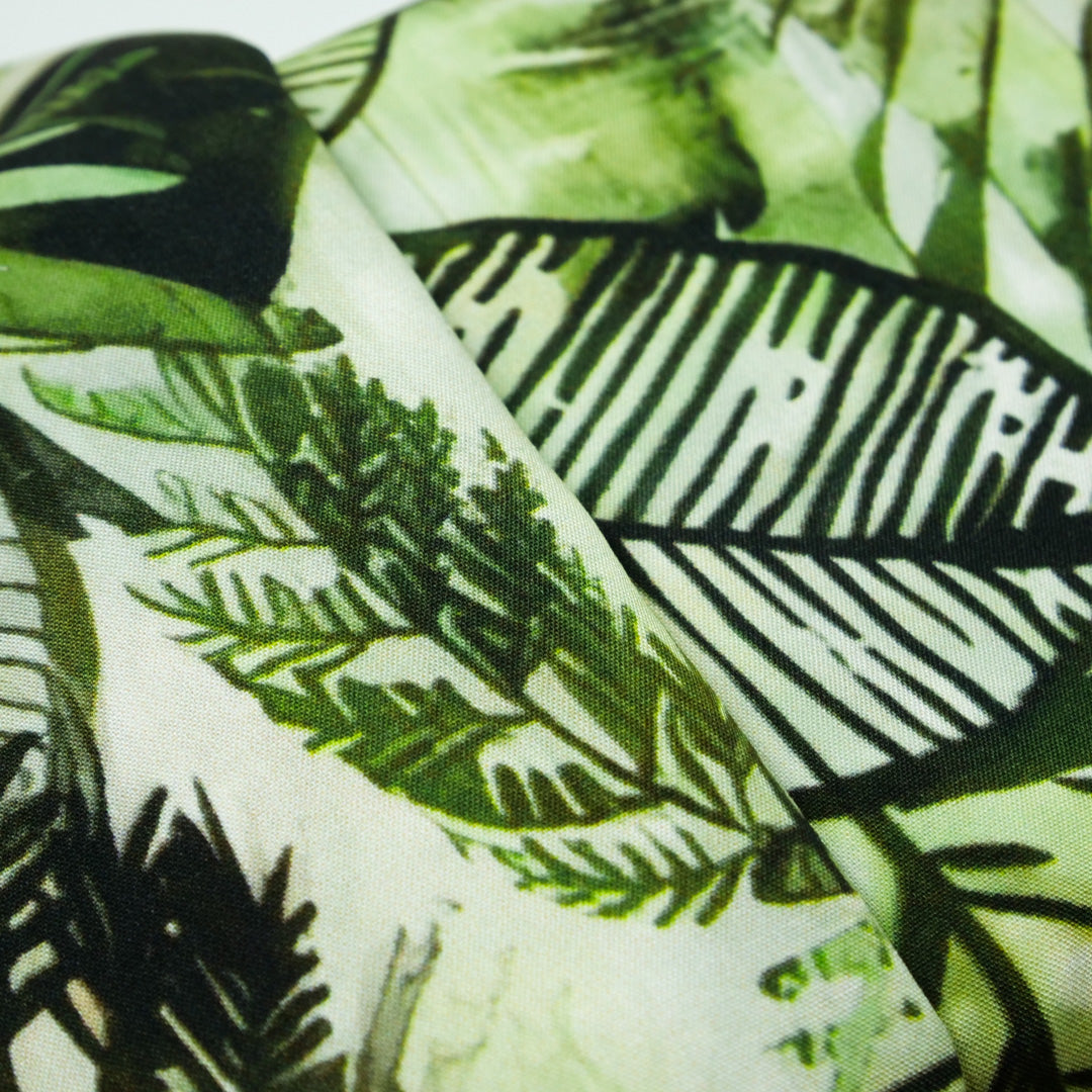 DEIRDRE RAYON POPLIN PRINTS - LEAVES