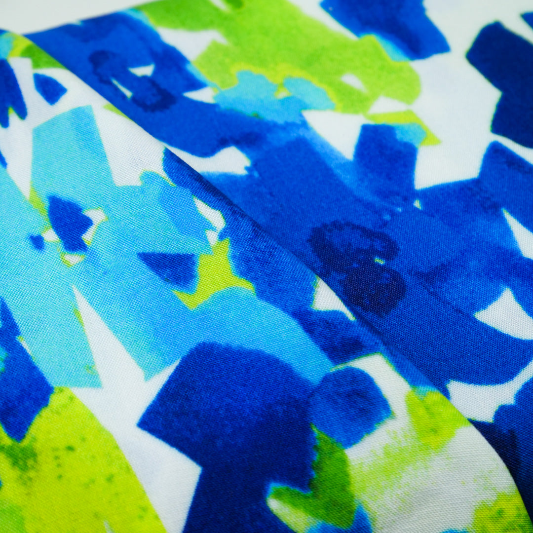 DEIRDRE RAYON POPLIN PRINTS - MED WATERCOLOR FLORAL