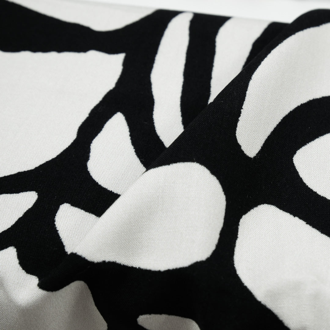 DEIRDRE RAYON POPLIN PRINTS - MONOTONE ABSTRACT