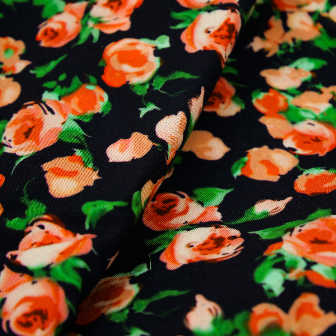 DESIREE - RAYON VOILE PRINTS - ROSES