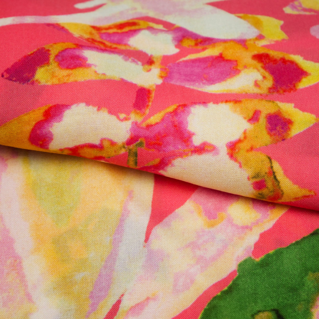 DESIREE - RAYON VOILE PRINTS - TROPICAL LEAVES