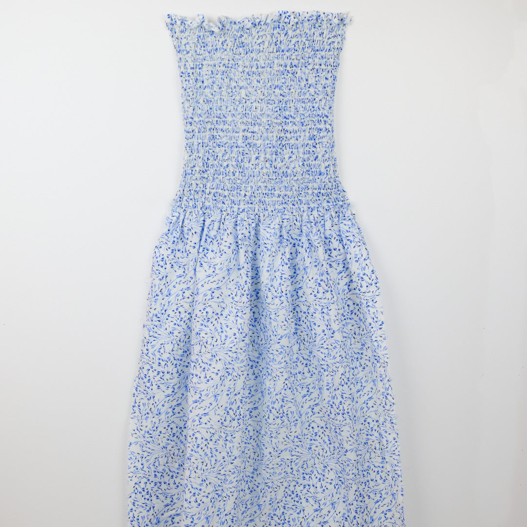 HARMONY COTTON SMOCKING - VINEY SMALL LEAVES