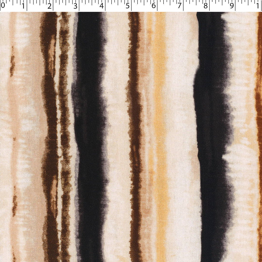 SAVANNAH - RAYON LINEN PRINTS - STRIPE